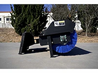 Stahlworks 72 inch angel schrankbezem veegmachine - afbeelding 4 van  8