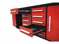 Stahlworks sw-12 industrial red werkbank - afbeelding 3 van  6