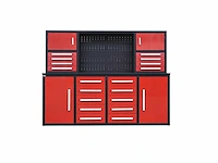 Stahlworks sw-20 industrial red werkbank - afbeelding 1 van  6