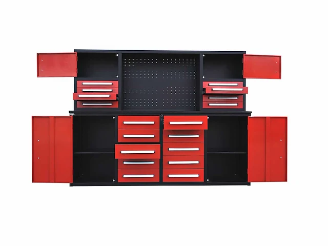 Stahlworks sw-20 industrial red werkbank - afbeelding 2 van  6