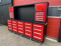 Stahlworks sw-32 industrial red werkbank - afbeelding 7 van  11