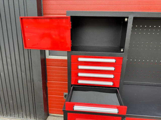 Stahlworks sw-32 industrial red werkbank - afbeelding 9 van  11