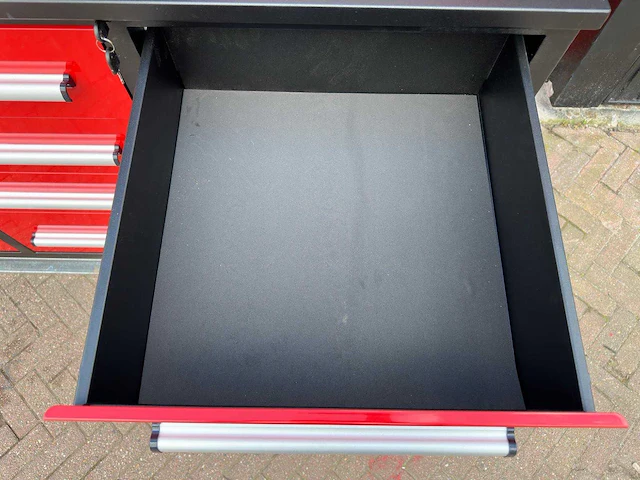 Stahlworks sw-32 industrial red werkbank - afbeelding 10 van  11