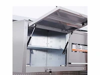 Stahlworks werkbank deluxe rvs 72 inch high 15 drawers - afbeelding 3 van  4
