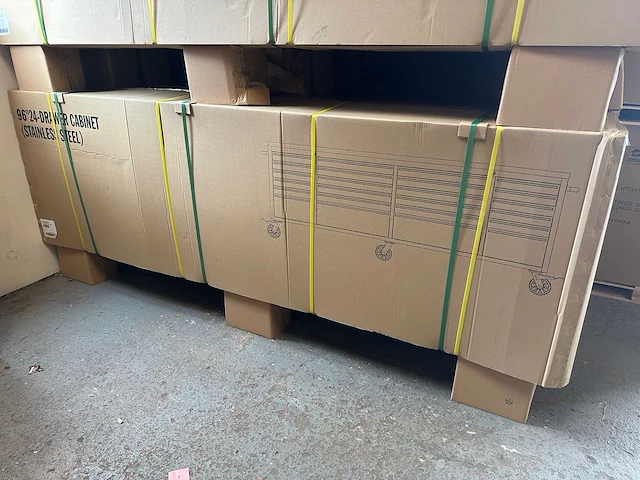Stahlworks werkbank deluxe rvs 96 inch 15 drawers - afbeelding 8 van  8