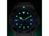 Stainless steel band analog luminous waterproof quartz watch for men - polshorloge - afbeelding 2 van  3