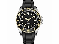 Stainless steel band analog luminous waterproof quartz watch for men - polshorloge - afbeelding 1 van  2