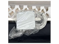 Stainless steel retractable awning with poles 3600 x 2700 mm black 24v - afbeelding 3 van  7