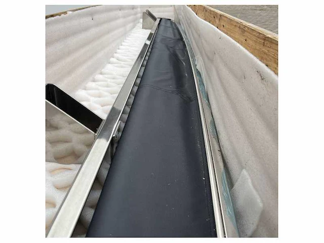 Stainless steel retractable awning with poles 3600 x 2700 mm black 24v - afbeelding 5 van  7