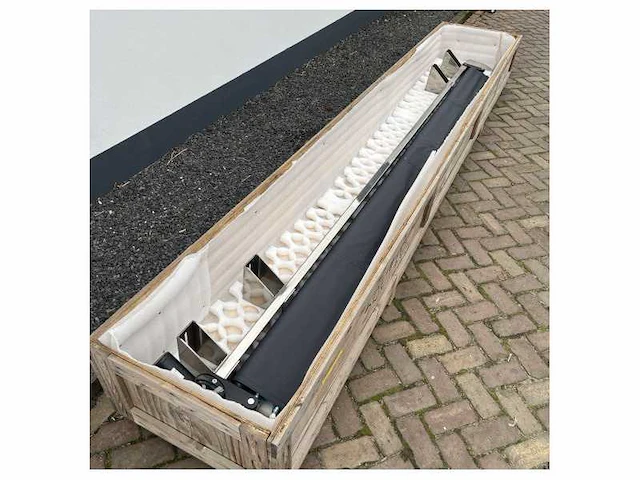 Stainless steel retractable awning with poles 3600 x 2700 mm black 24v - afbeelding 6 van  7