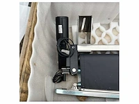 Stainless steel retractable awning with poles 3600 x 2700 mm black 24v - afbeelding 7 van  7