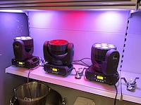 Stairville mh-iio wash led moving heads (3x) - afbeelding 1 van  14