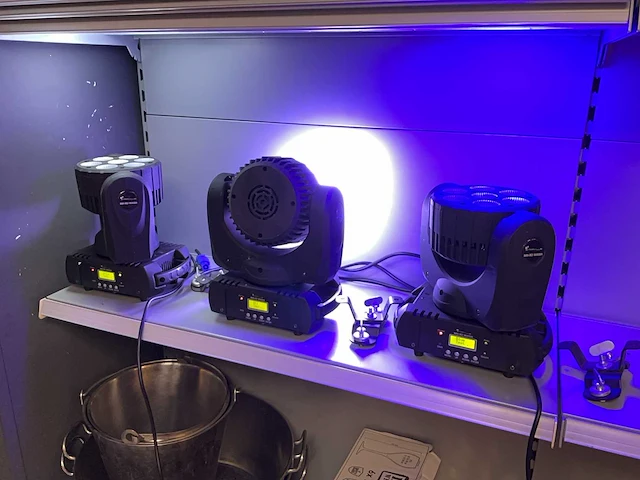 Stairville mh-iio wash led moving heads (3x) - afbeelding 7 van  14