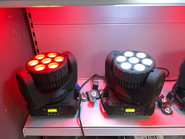 Stairville mh-iio wash led moving heads (3x) - afbeelding 8 van  14