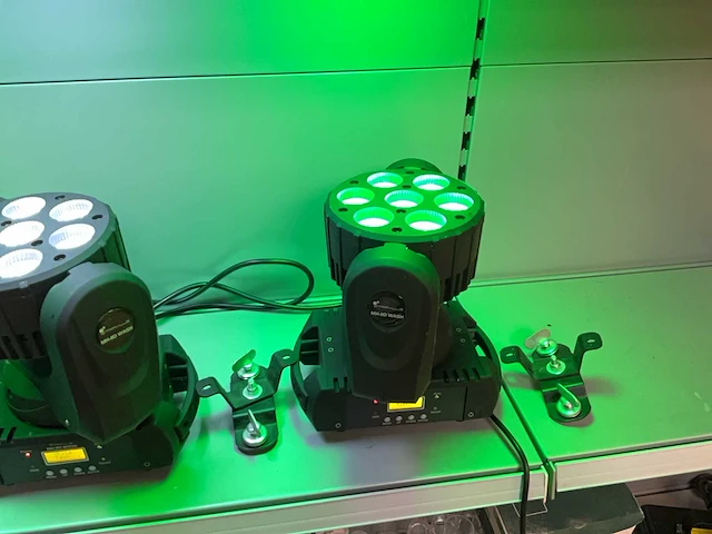 Stairville mh-iio wash led moving heads (3x) - afbeelding 9 van  14