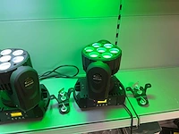 Stairville mh-iio wash led moving heads (3x) - afbeelding 9 van  14