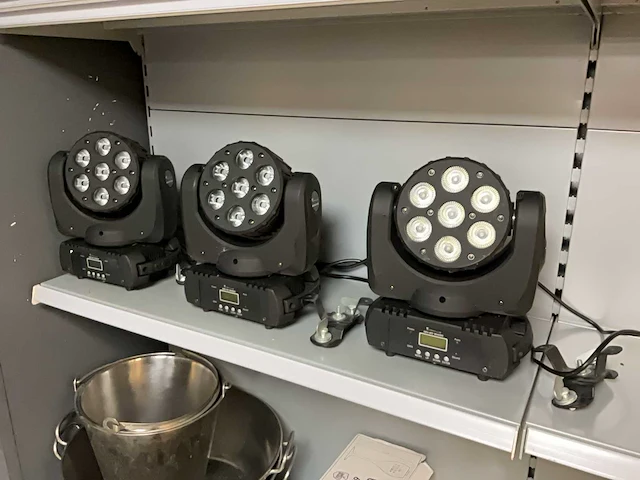 Stairville mh-iio wash led moving heads (3x) - afbeelding 13 van  14