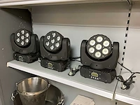 Stairville mh-iio wash led moving heads (3x) - afbeelding 13 van  14