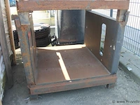 Stalen bok - 100x108x90 cm - afbeelding 1 van  5