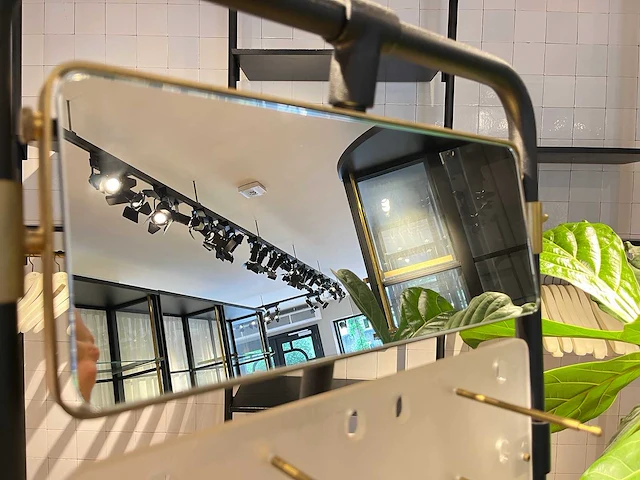 Stalen brillendisplay met spiegel - afbeelding 5 van  7