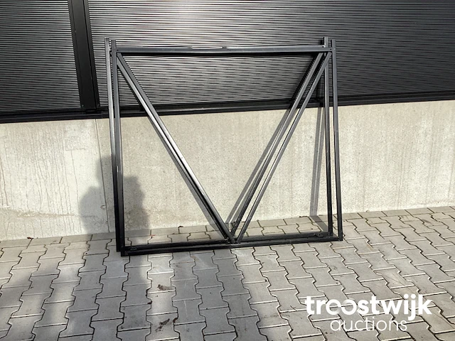Stalen deurframe zwart - afbeelding 1 van  1