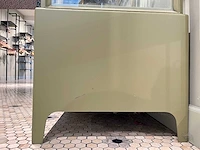 Stalen hang- en legkast met lade olijfgroen - afbeelding 2 van  11
