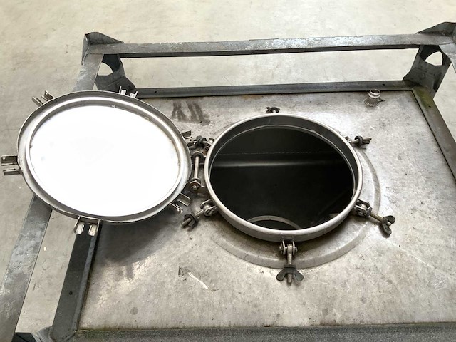 Stalen ibc opslagcontainer 450l - afbeelding 2 van  15