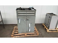 Stalen kast met frezen - afbeelding 5 van  6
