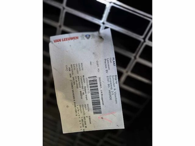 Stalen kokerprofielen e235 + cr1 s2 (4086kg) - afbeelding 6 van  6