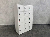 Stalen lockerkast - 15-deurs - afbeelding 1 van  9