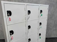 Stalen lockerkast - 15-deurs - afbeelding 4 van  9