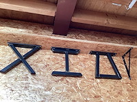 Stalen onderstellen met transparante poedercoating. voorbeelden - afbeelding 4 van  4