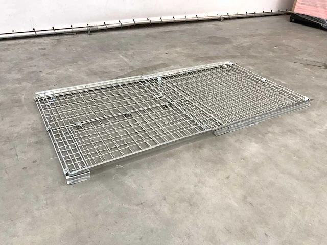 Stalen palletkooi voor blokpallets 1230x1100x1010 mm - afbeelding 10 van  10