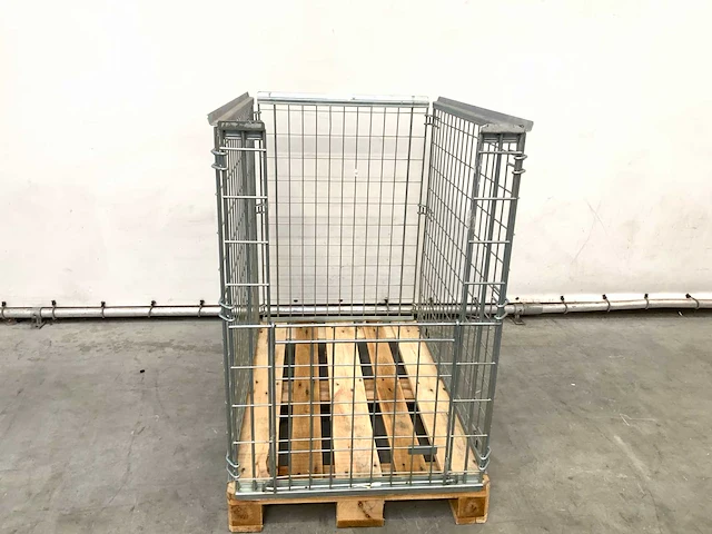Stalen palletkooi voor europallets 1230x1100x820 mm (10x) - afbeelding 4 van  9