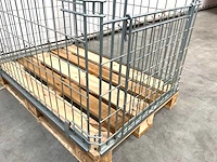 Stalen palletkooi voor europallets 1230x1100x820 mm (10x) - afbeelding 5 van  9