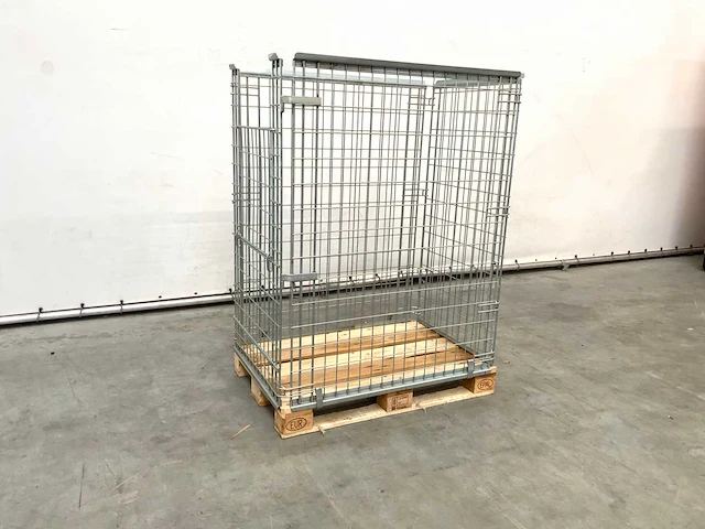 Stalen palletkooi voor europallets 1230x1500x820 mm (75x) - afbeelding 6 van  11