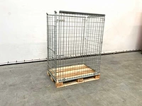 Stalen palletkooi voor europallets 1230x1500x820 mm (75x) - afbeelding 6 van  11
