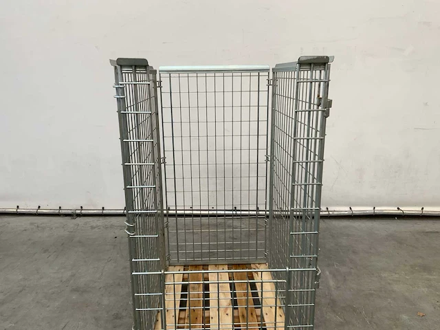 Stalen palletkooi voor europallets 1230x1500x820 mm (75x) - afbeelding 7 van  11