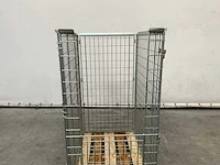 Stalen palletkooi voor europallets 1230x1500x820 mm (75x) - afbeelding 7 van  11