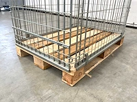 Stalen palletkooi voor europallets 1230x1500x820 mm (75x) - afbeelding 10 van  11