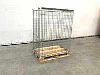 Stalen palletkooi voor europallets 1230x1500x820 mm (75x) - afbeelding 4 van  11