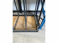 Stalen platenrek / buizenrek (h600xb223xd120 cm) - afbeelding 2 van  6