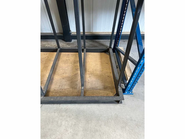 Stalen platenrek / buizenrek (h600xb223xd120 cm) - afbeelding 2 van  6