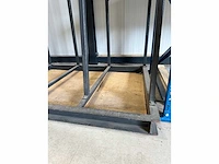 Stalen platenrek / buizenrek (h600xb223xd120 cm) - afbeelding 3 van  6