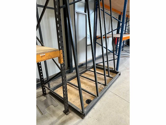 Stalen platenrek / buizenrek (h600xb223xd120 cm) - afbeelding 6 van  6