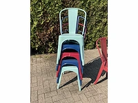 Stalen retro stoel (7x) - afbeelding 2 van  7