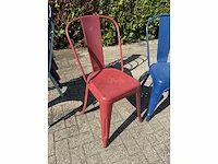 Stalen retro stoel (7x) - afbeelding 3 van  7