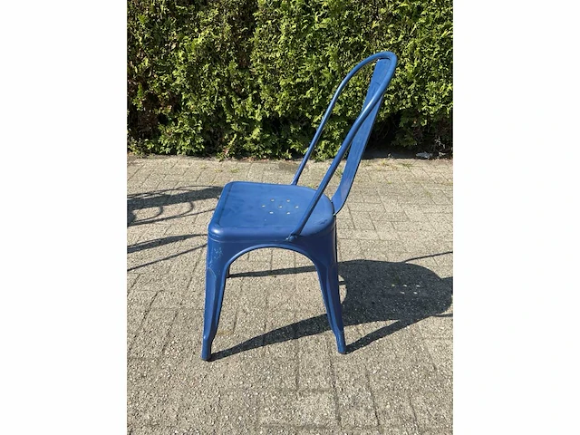 Stalen retro stoel (7x) - afbeelding 6 van  7