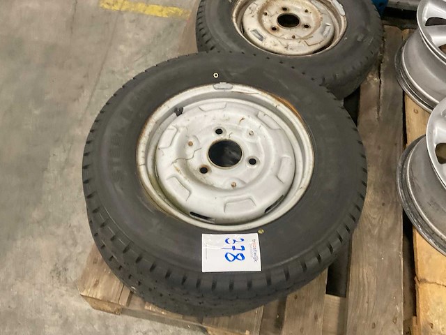 Stalen velgen met band (3x) - afbeelding 3 van  5