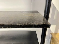 Stalen wandrek met houten legborden - afbeelding 4 van  7